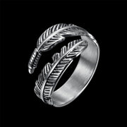 FEATHER WRAP RING