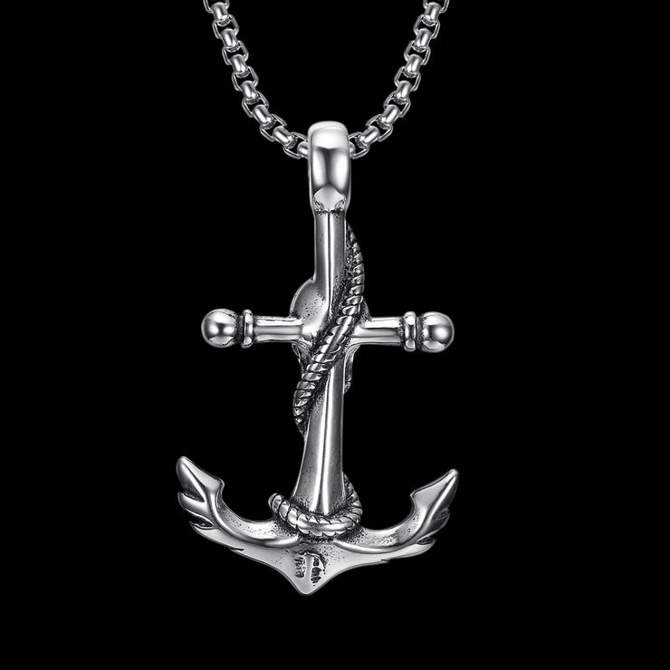 SKULL ANCHOR PENDANT