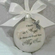 [Special Offer] Christmas Ornaments Feather Ball - Angel In Heaven Memorial Ornament