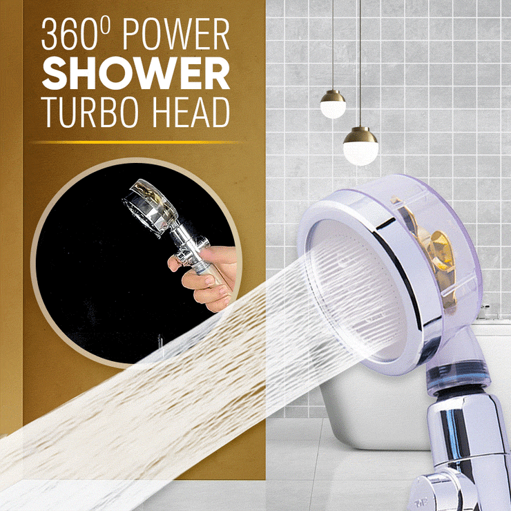 Tower™ 360° Power Shower Head