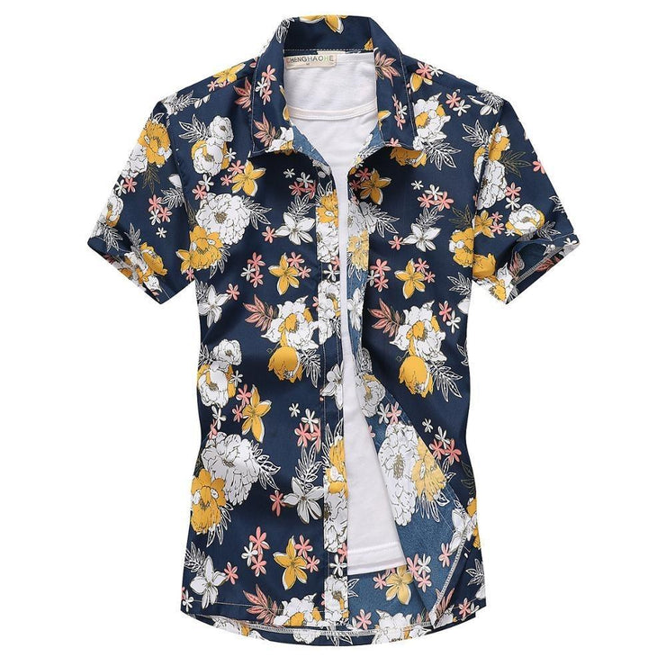 Savannah Navy Floral Tech ᵀᴹ Shirt