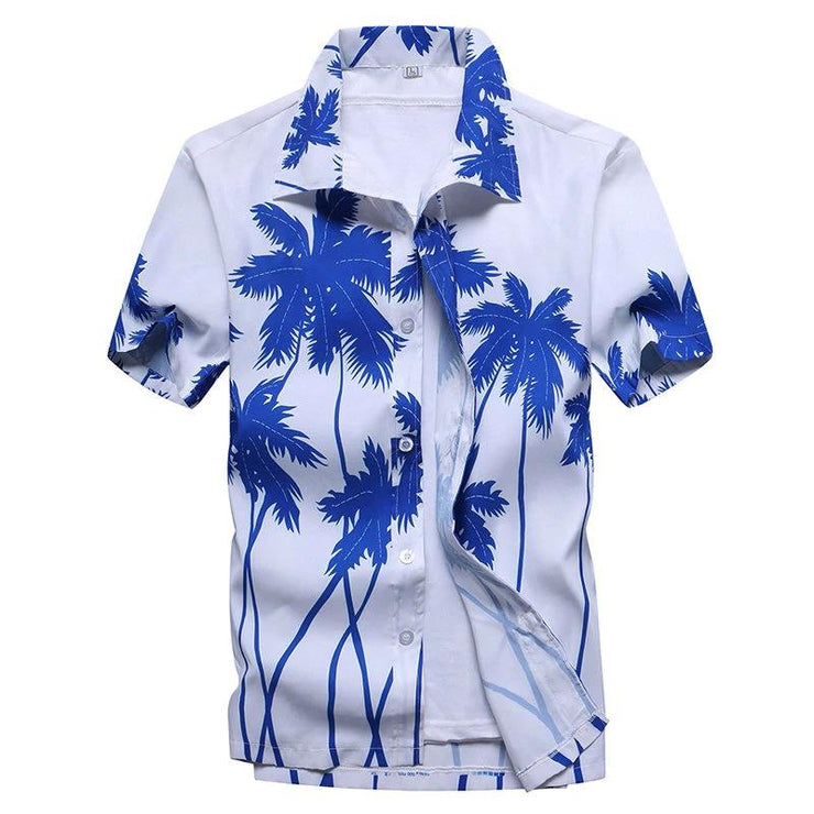 Tropical Palms Blue Tech ᵀᴹ Shirt