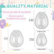 3D Chocolate Egg Mold Set