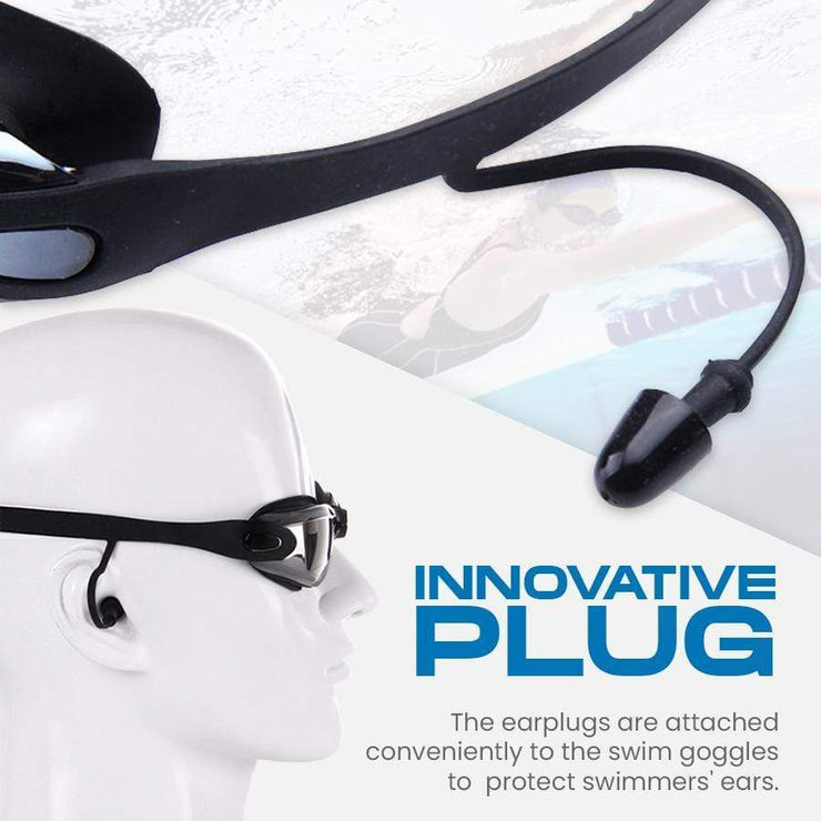 Pro-HD Swim Goggles (with Ear Plugs)
