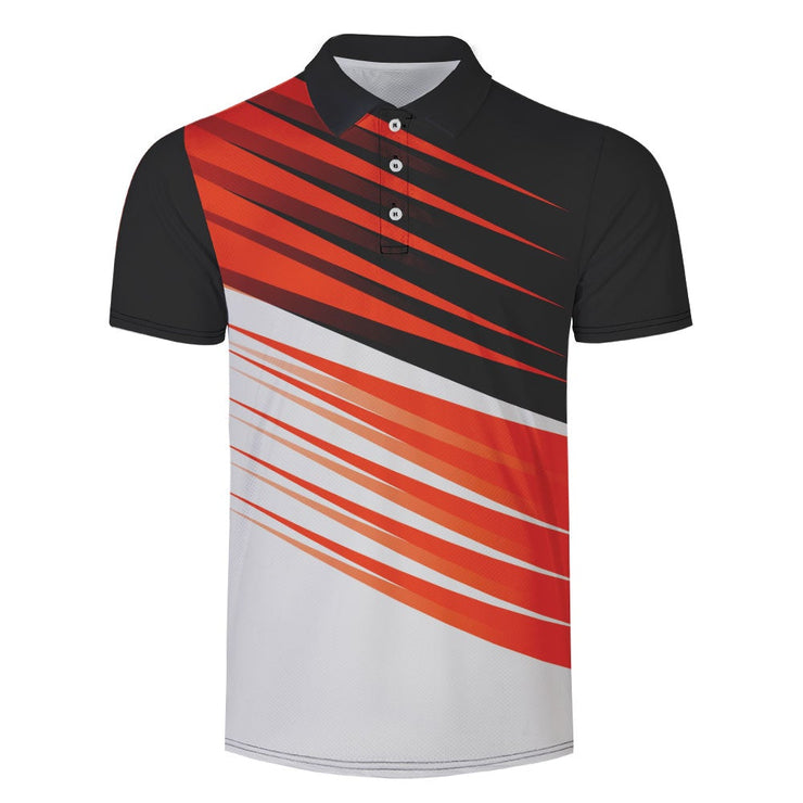 Reginald Golf High-Performance Red Lightning Shirt