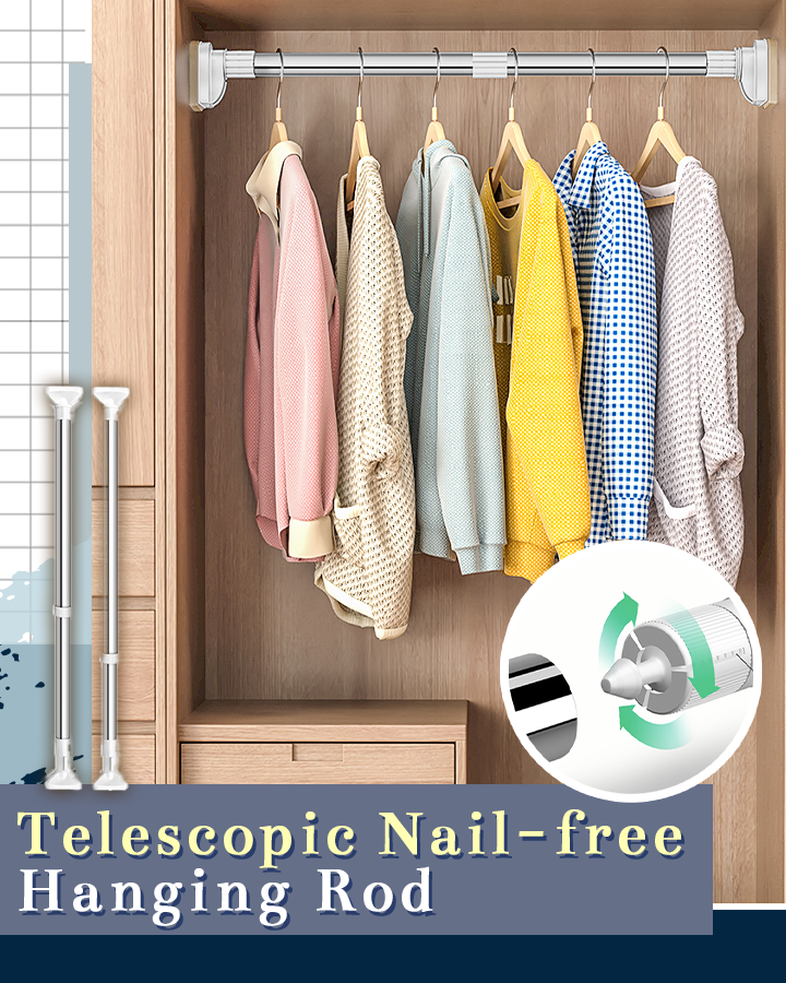 Telescopic Nail-free Hanging Rod