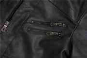 Premium Hooded Vindictation Leather Jacket