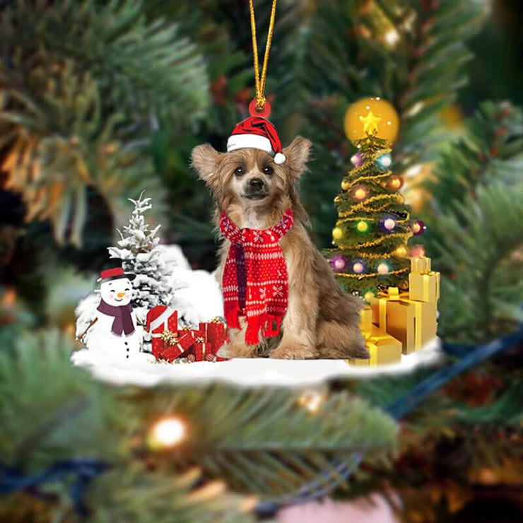 Chinese Crested Christmas Ornament SM146