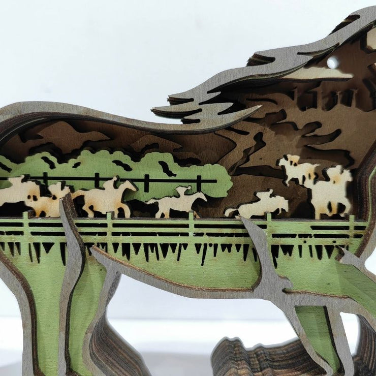 Pommel horse Carving Handcraft Gift