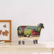 Sheep Carving Handcraft Gift