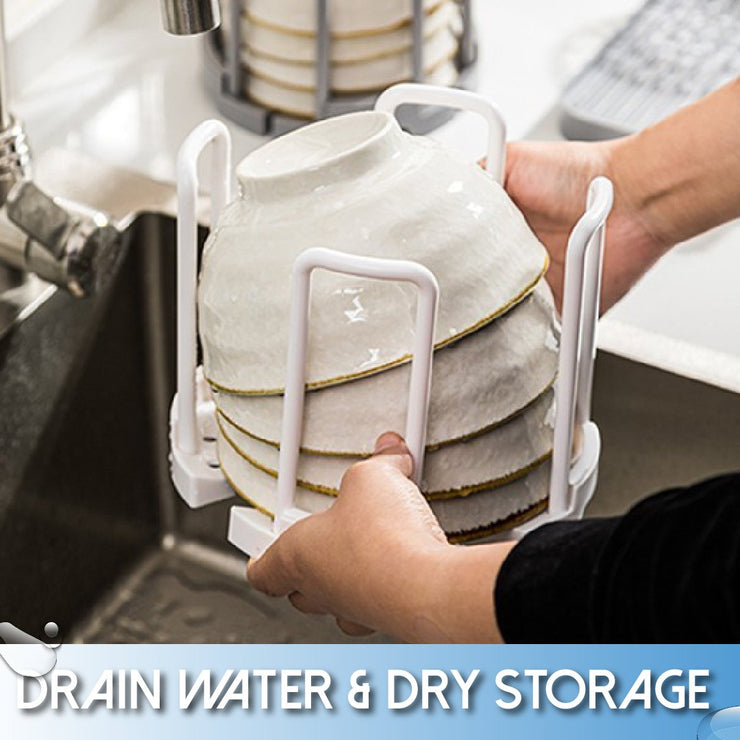 Water Draining Dish Organizer