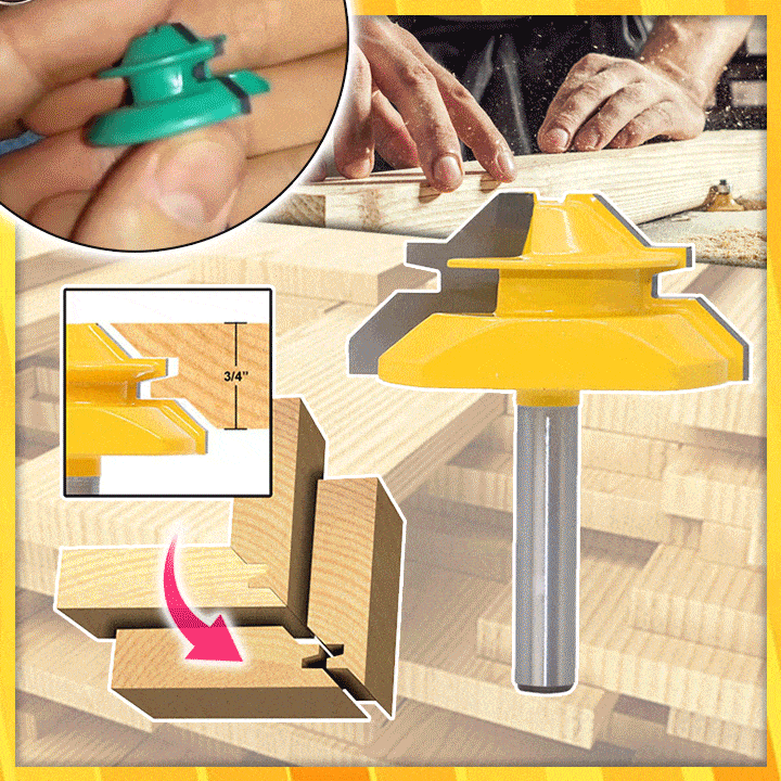 Miter joint Router Bit