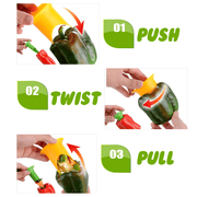 Easy Twist Pepper Corer (set of 2)