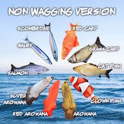 Realistic Fish Wagging Plush Toy
