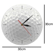 Reginald Golf Golf Ball Clock (Metal Frame)