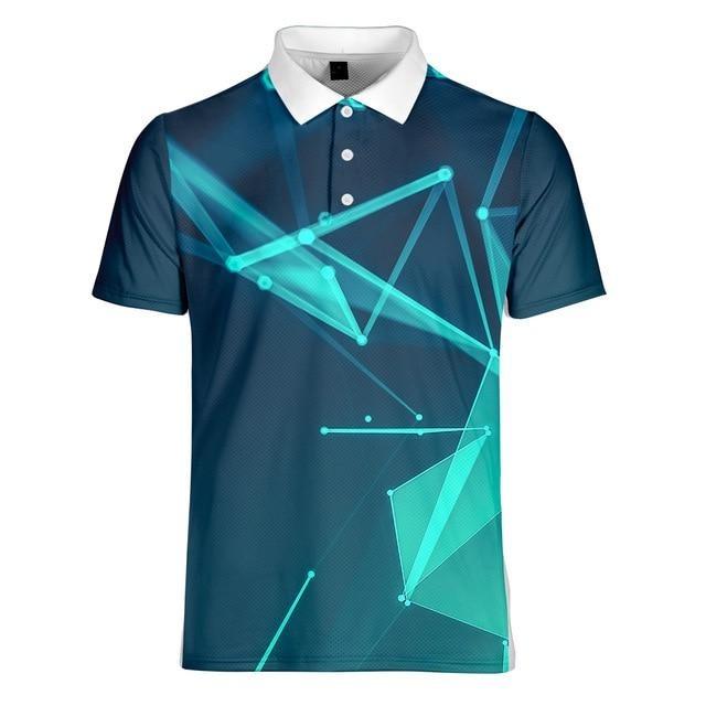 Reginald Golf High-Performance Cyberspace Shirt
