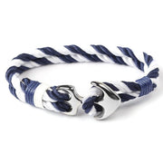 Nautical Solid Blue Anchor Bracelet