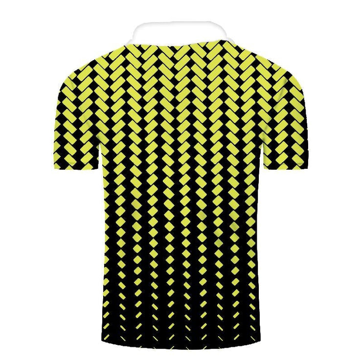 Reginald Golf Cooltech Loud Digital Shirt (Yellow)