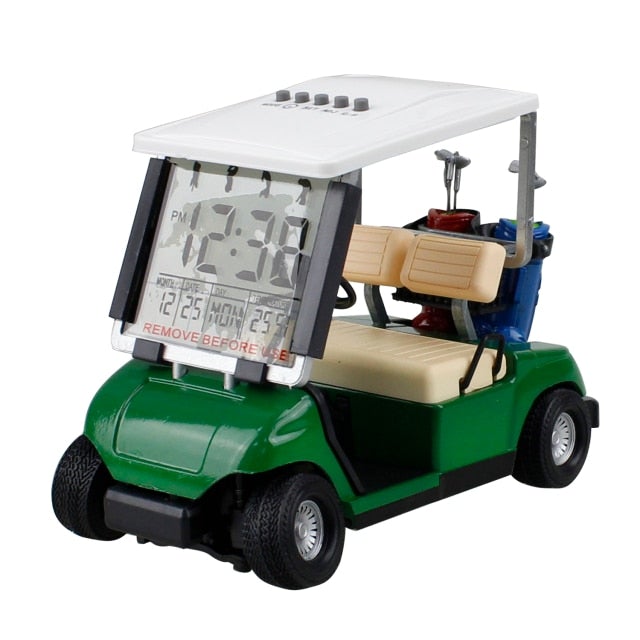 Reginald Golf Alarm Clock Golf Cart (Green)