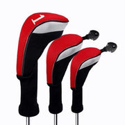 Reginald Golf Classic Wood Clubhead Covers (Red) (One Driver, One Fairway Wood, One Hybrid)