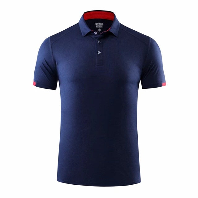 Reginald Golf High-Performance Shirt (Navy)