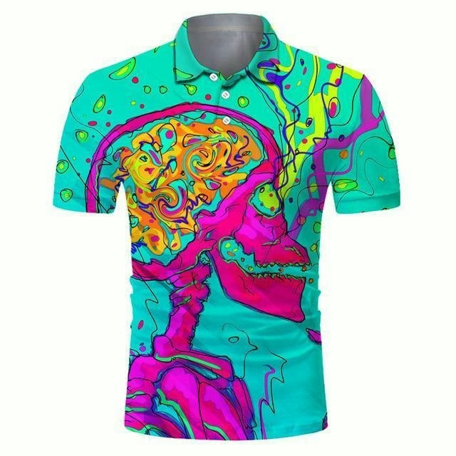 Reginald Golf Cooltech Digital Art Loud Shirt (Headache)